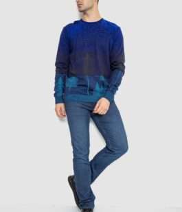 Свитер мужской повседневный, цвет электрик, 247R6138