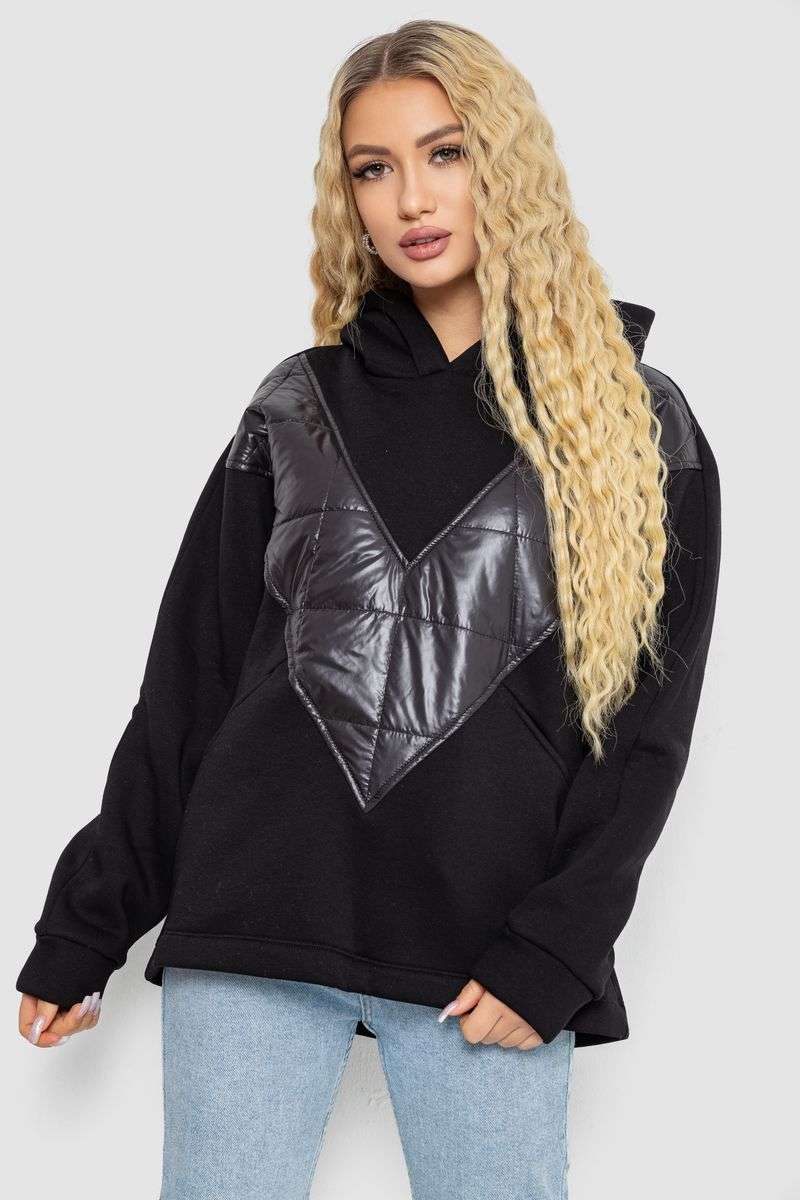 Худи женский на флисе трехнитка