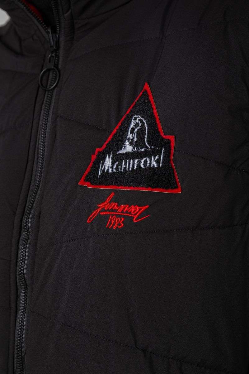 Жилетка мужская демисезонная двухсторонняя, цвет черно-красный, 244R99002 — изображение 6