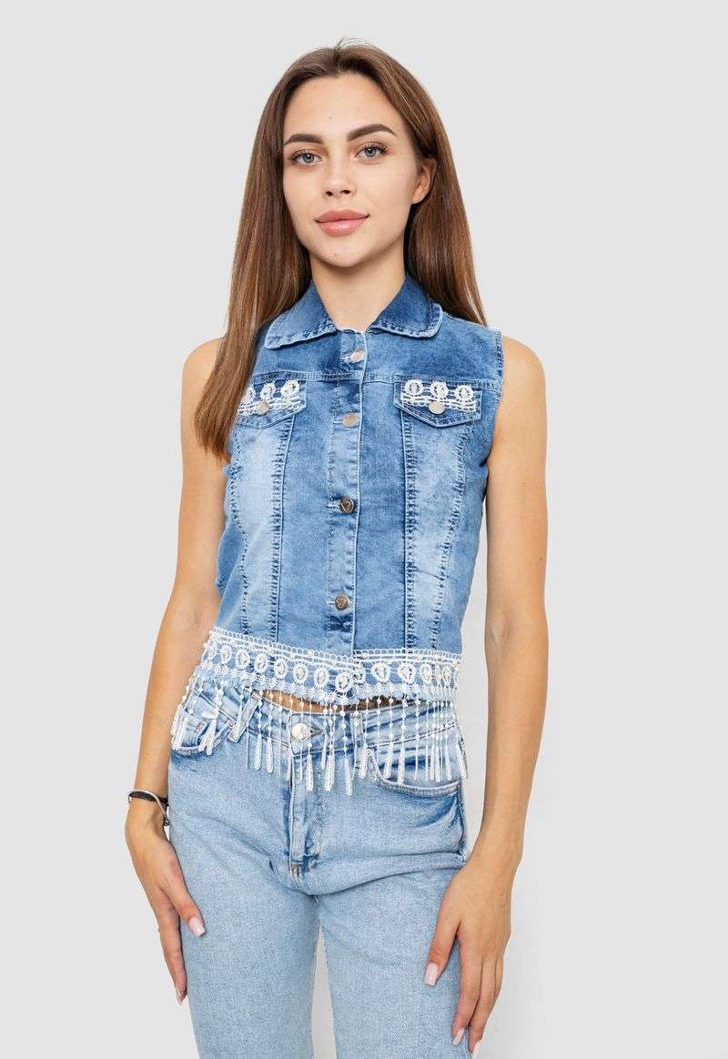 Жилетка женская джинсовая