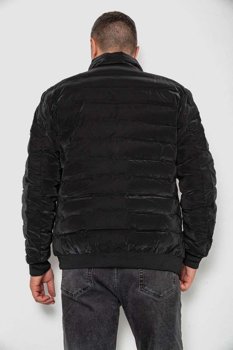 Куртка мужская демисезонная 214R835К, цвет Черный — изображение 4