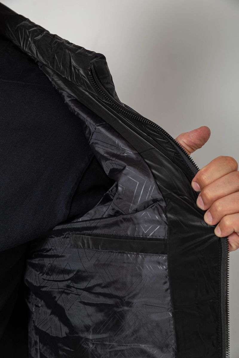 Куртка мужская демисезонная 214R835К, цвет Черный — изображение 5