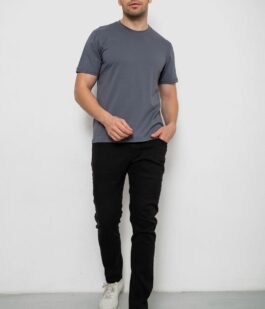 Футболка мужская однотонная, цвет серый, 238R155