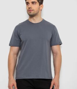 Футболка мужская однотонная, цвет серый, 238R155