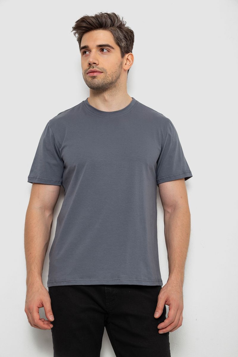 Футболка мужская однотонная