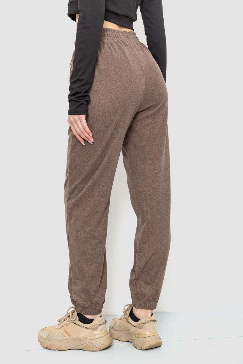 Штани женские, цвет мокко, 244R18319 — изображение 4