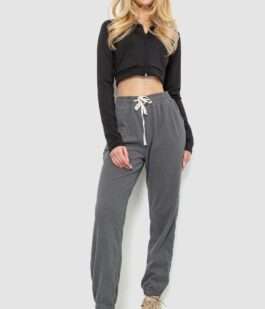 Штани женские, цвет серый, 244R18319