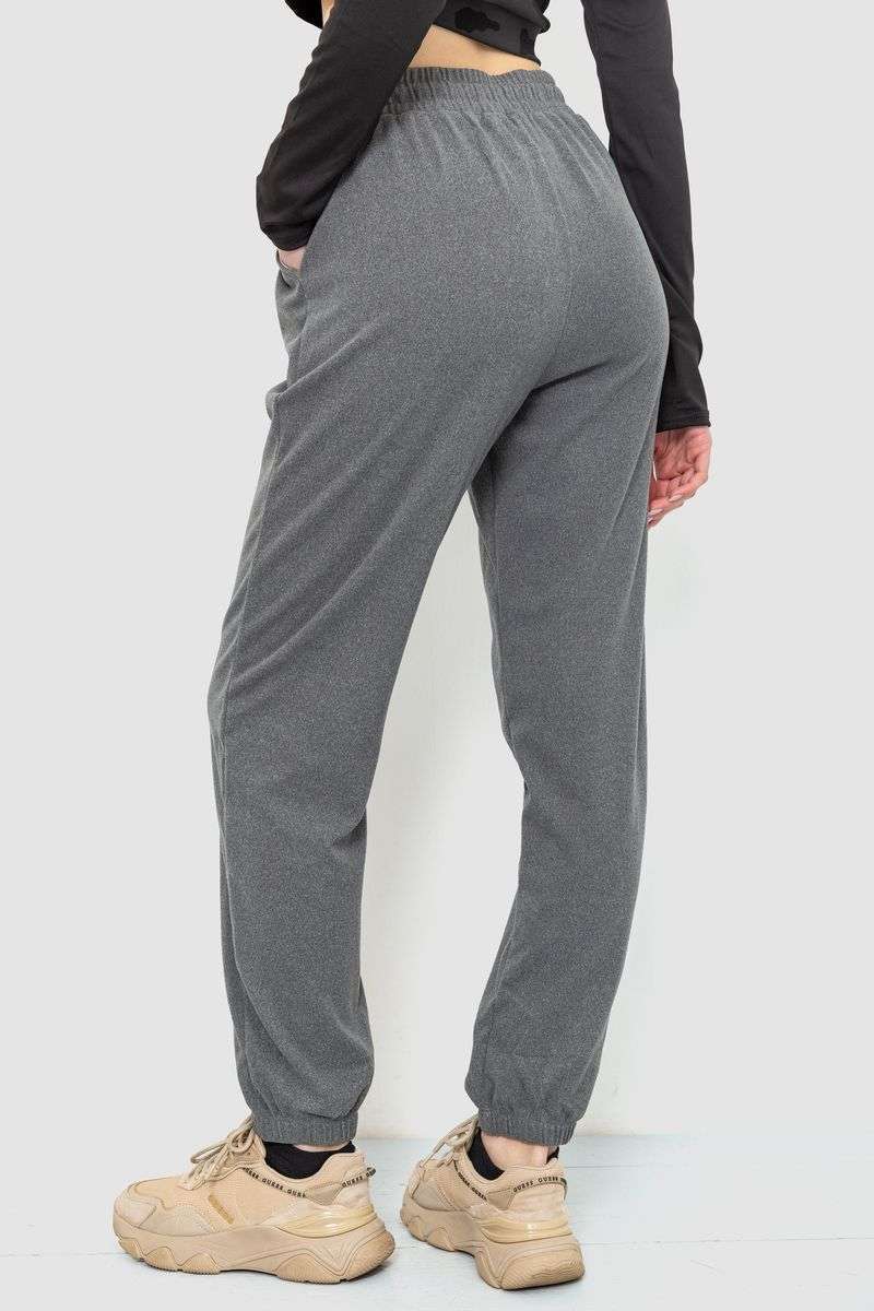 Штани женские, цвет серый, 244R18319 — изображение 4