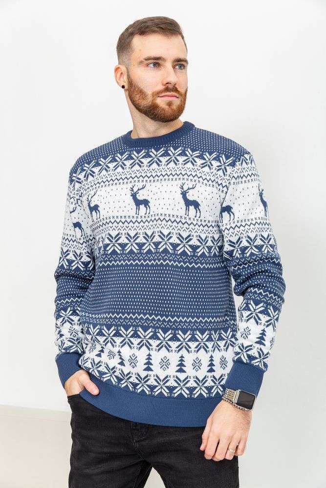 Свитер мужской с оленями