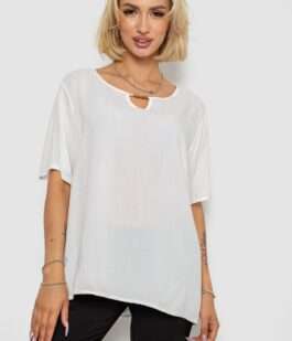 Блуза, цвет молочный, 244RM208