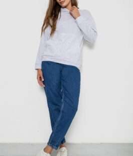 Худи женское утепленное, цвет светло-серый, 238R58308