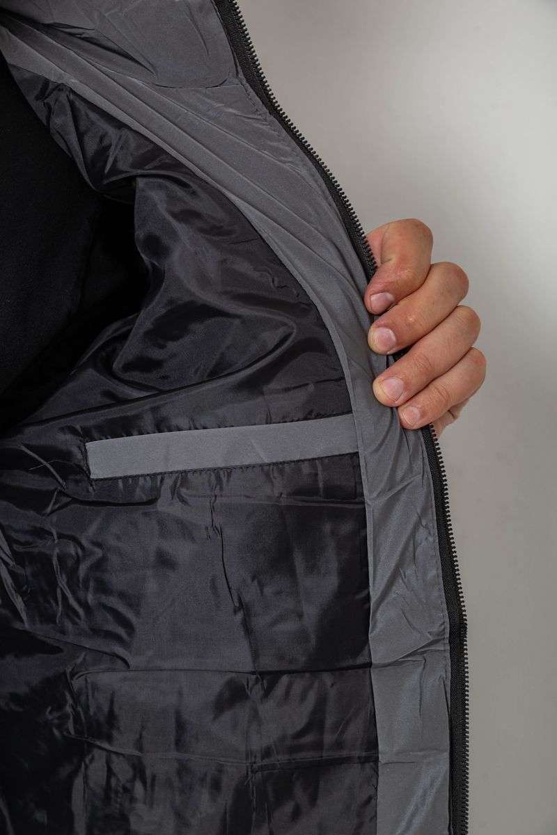 Куртка мужская демисезонная, цвет серый, 214R833К — изображение 5