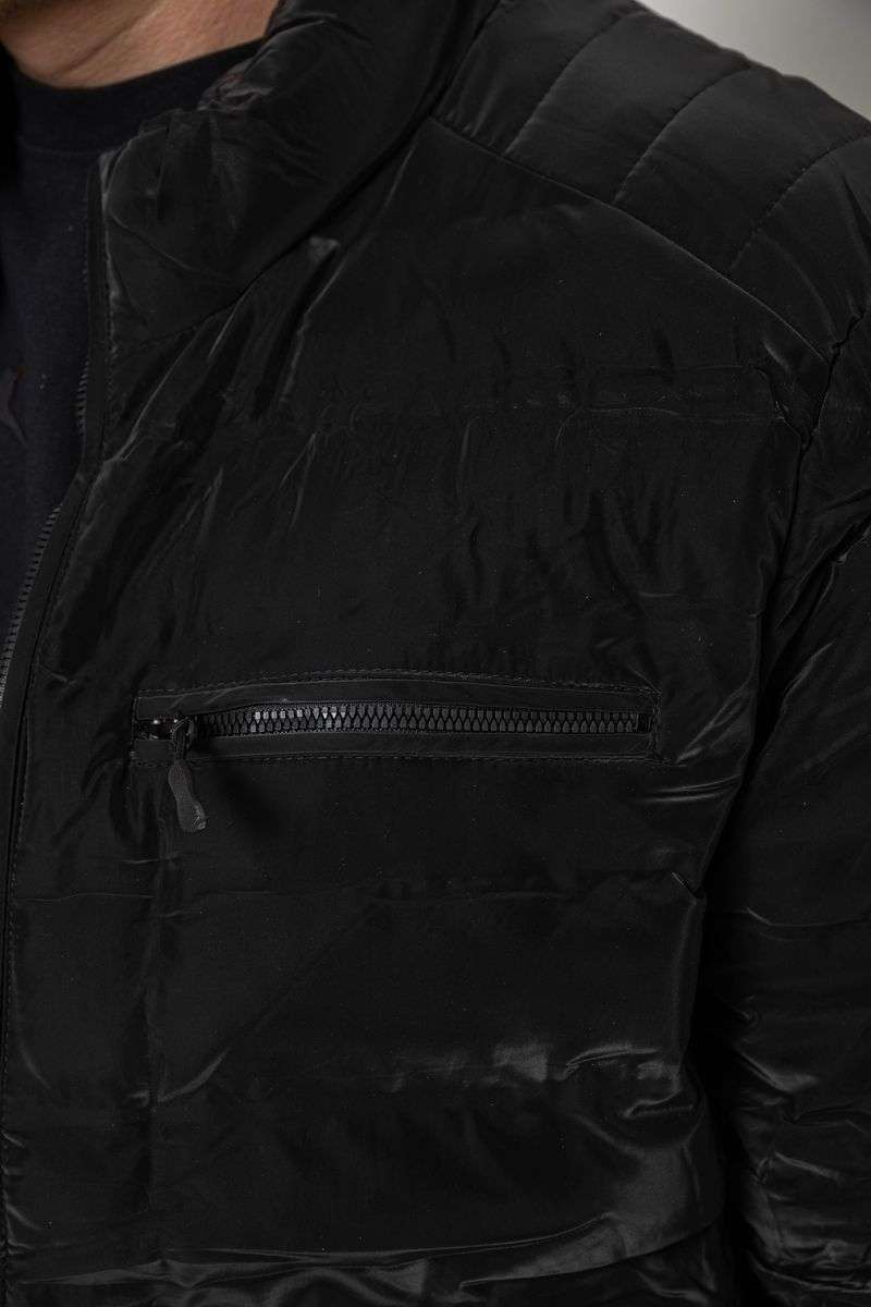 Куртка мужская демисезонная, цвет черный, 214R833К — изображение 7
