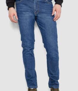 Джинсы мужские демисезонные, цвет синий, 243R8061