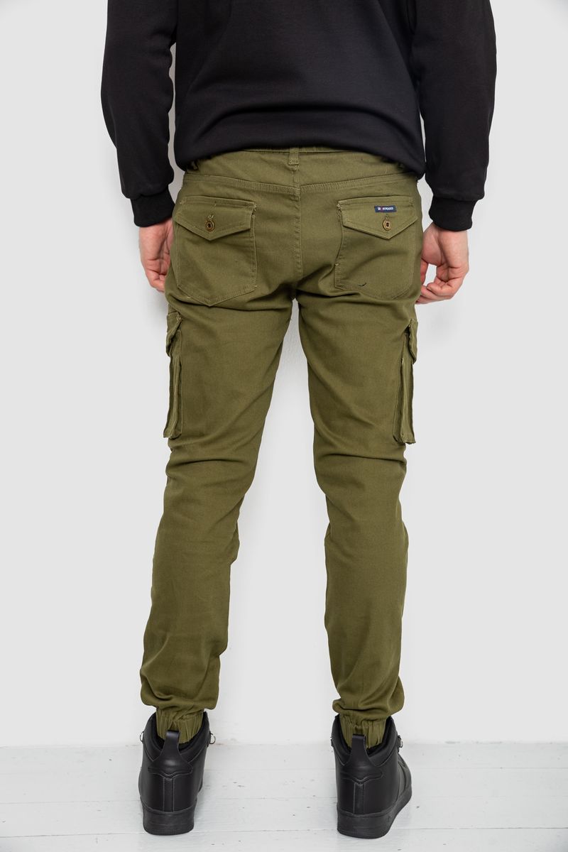 Штаны мужские карго, цвет хаки, 243R8081 — изображение 4