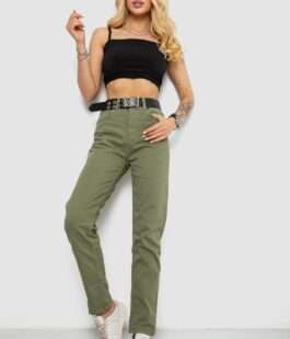 Джинсы женские, цвет хаки, 182R001009