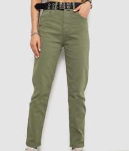 Джинсы женские, цвет хаки, 182R001009