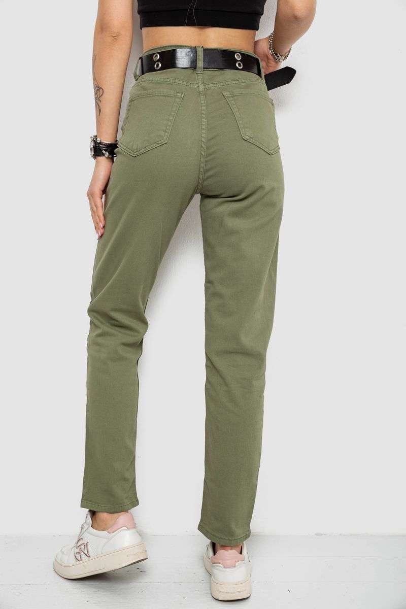 Джинсы женские, цвет хаки, 182R001009 — изображение 4