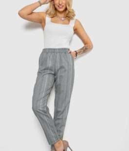 Штаны женские, цвет серый, 238R319