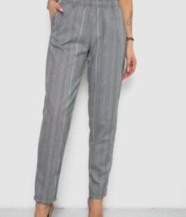 Штаны женские, цвет серый, 238R319