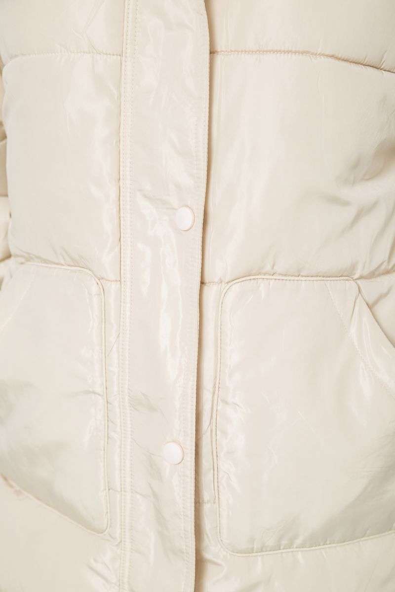 Куртка женская демисезонная с поясом, цвет светло-бежевый, 207R005 — изображение 7