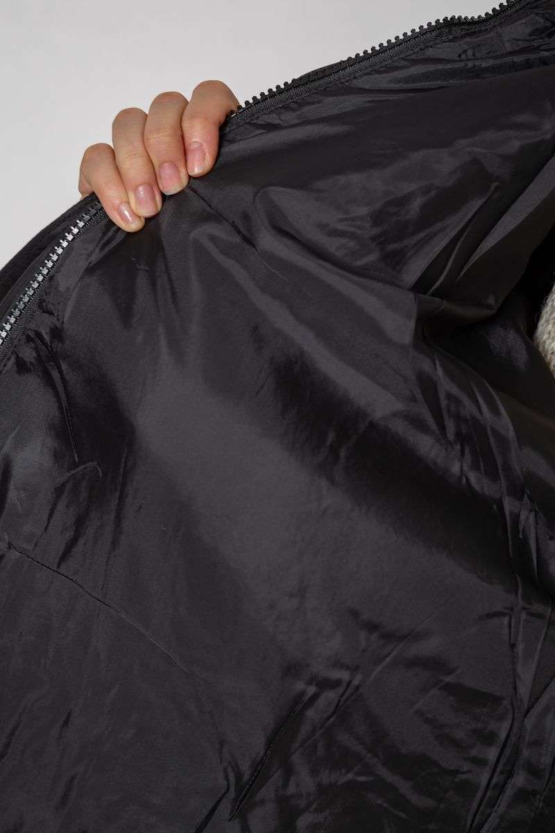 Куртка женская демисезонная с поясом, цвет черный, 207R005 — изображение 7