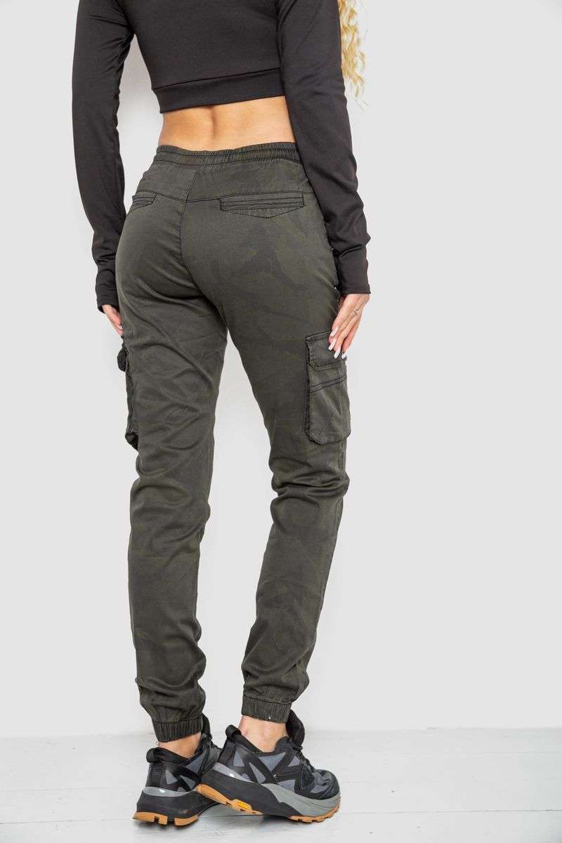 Штаны женские камуфляжные, цвет хаки, 244RTL1067 — изображение 4