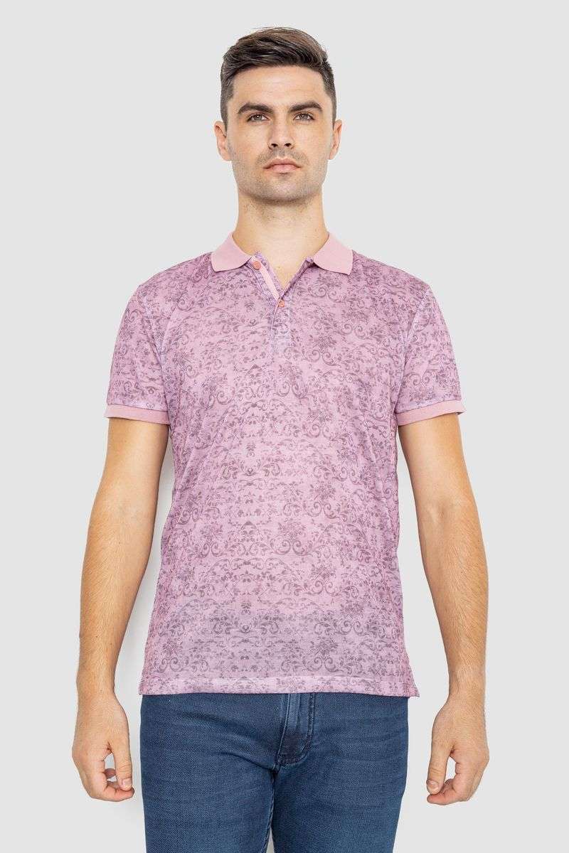 Поло мужское с принтом