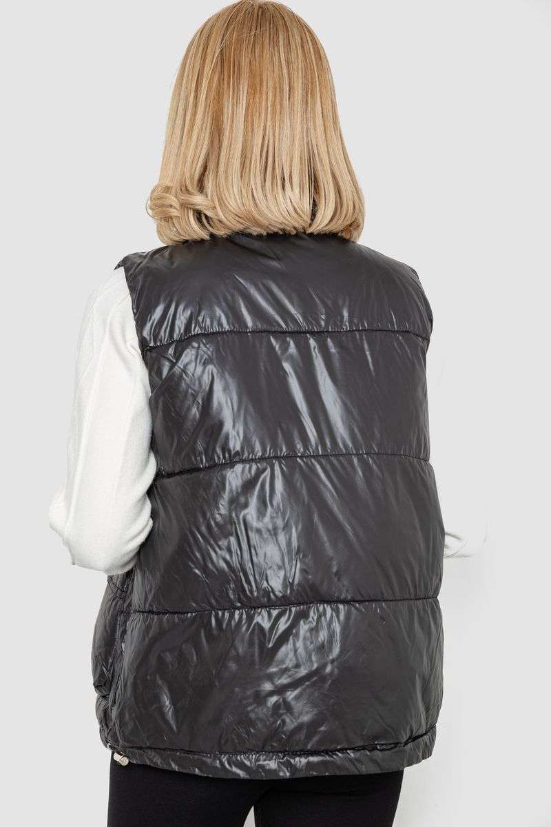 Жилет женские, цвет черный, 244R533-1 — изображение 4