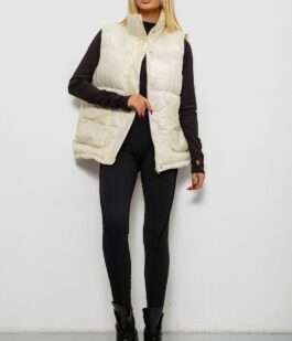 Жилет женские, цвет кремовый, 244R533-1