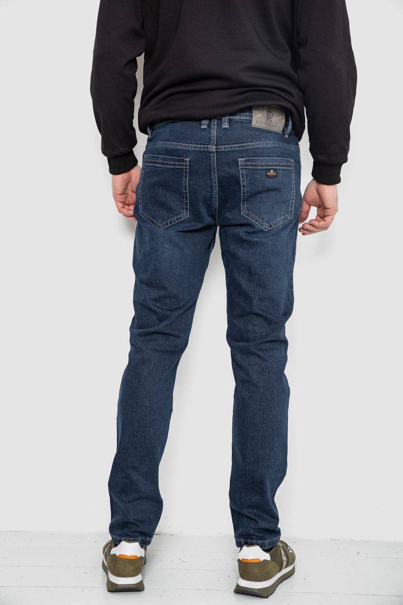 Джинсы мужские демисезонные, цвет темно-синий, 243R8689-4 — изображение 4