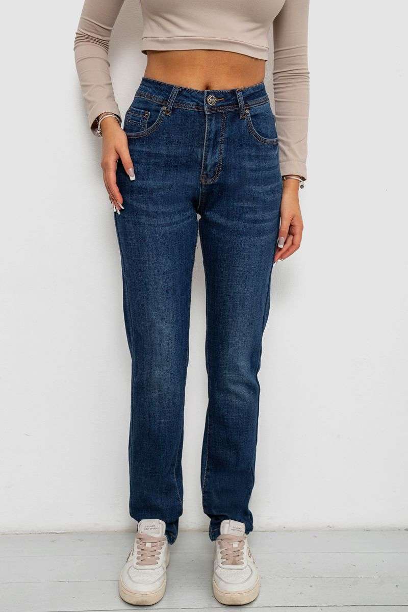Джинсы женские на флисе