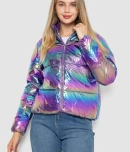 Куртка женская демисезонная плащевка, цвет разноцвет , 243R2022-6