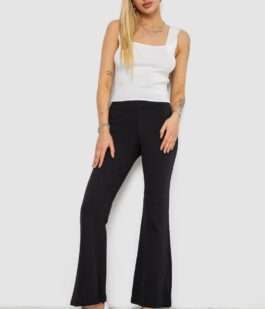 Штаны женские, цвет черный, 238R323