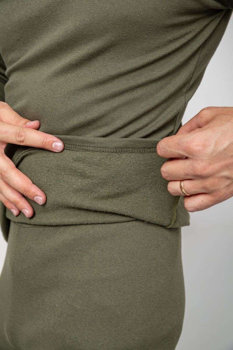 Термобелье мужское на флисе, цвет хаки, 247R003 — изображение 4