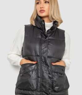 Жилет женский, цвет черный, 244R533