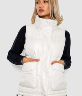 Жилет женский, цвет кремовый, 244R533