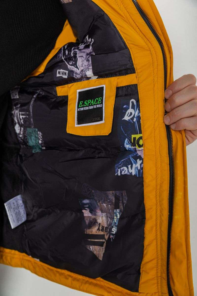 Жилетка мужская демисезонная, цвет желтый, 244R99006 — изображение 7