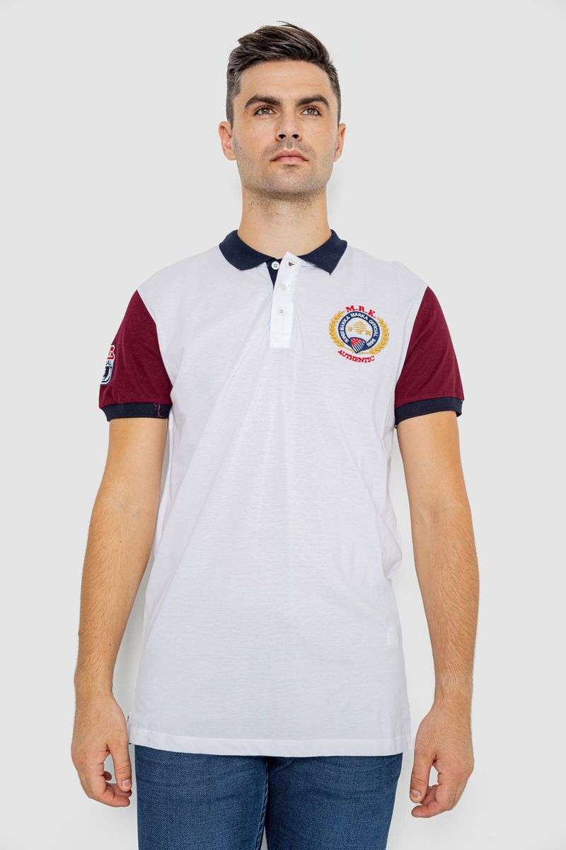 Поло мужское с принтом