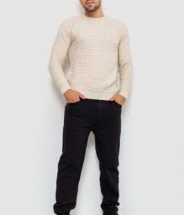 Свитер мужской, цвет светло-бежевый, 161R882