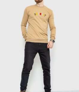 Свитшот мужской демисезонный, цвет бежевый, 208R0204