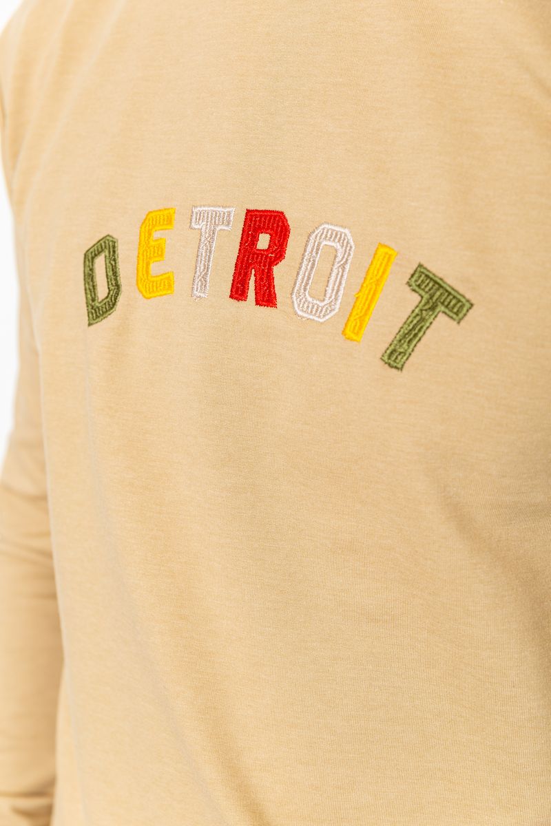 Свитшот мужской демисезонный, цвет бежевый, 208R0204 — изображение 5