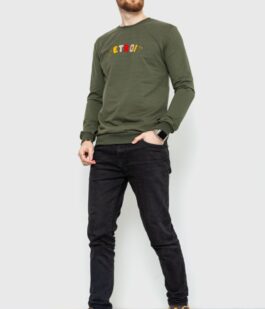 Свитшот мужской демисезонный, цвет хаки, 208R0204