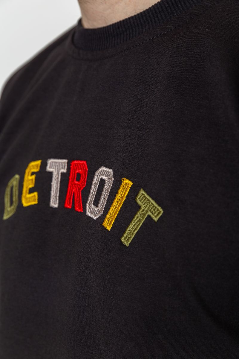 Свитшот мужской демисезонный, цвет черный, 208R0204 — изображение 5