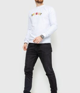 Свитшот мужской демисезонный, цвет белый, 208R0204