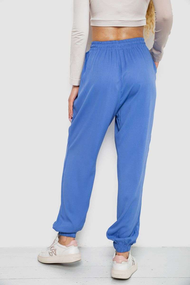 Штаны женские катоновые, цвет электрик, 244RLE-071 — изображение 4