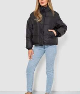 Куртка женская, цвет черный, 244R888