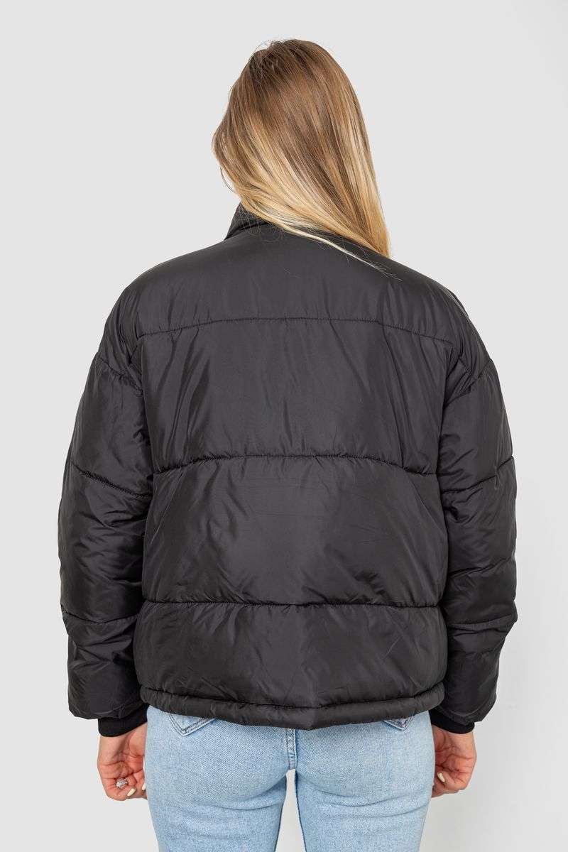 Куртка женская, цвет черный, 244R888 — изображение 4