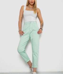 Брюки женские, цвет мятный, 250R161920