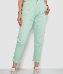 Брюки женские, цвет мятный, 250R161920